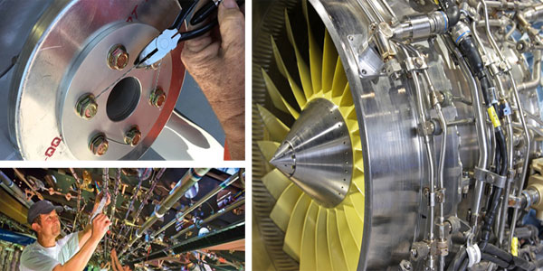 Stainless steel wire in aerospace applications